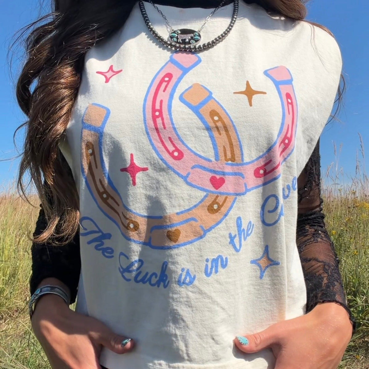 The Luck Is In The Curves Box Tank