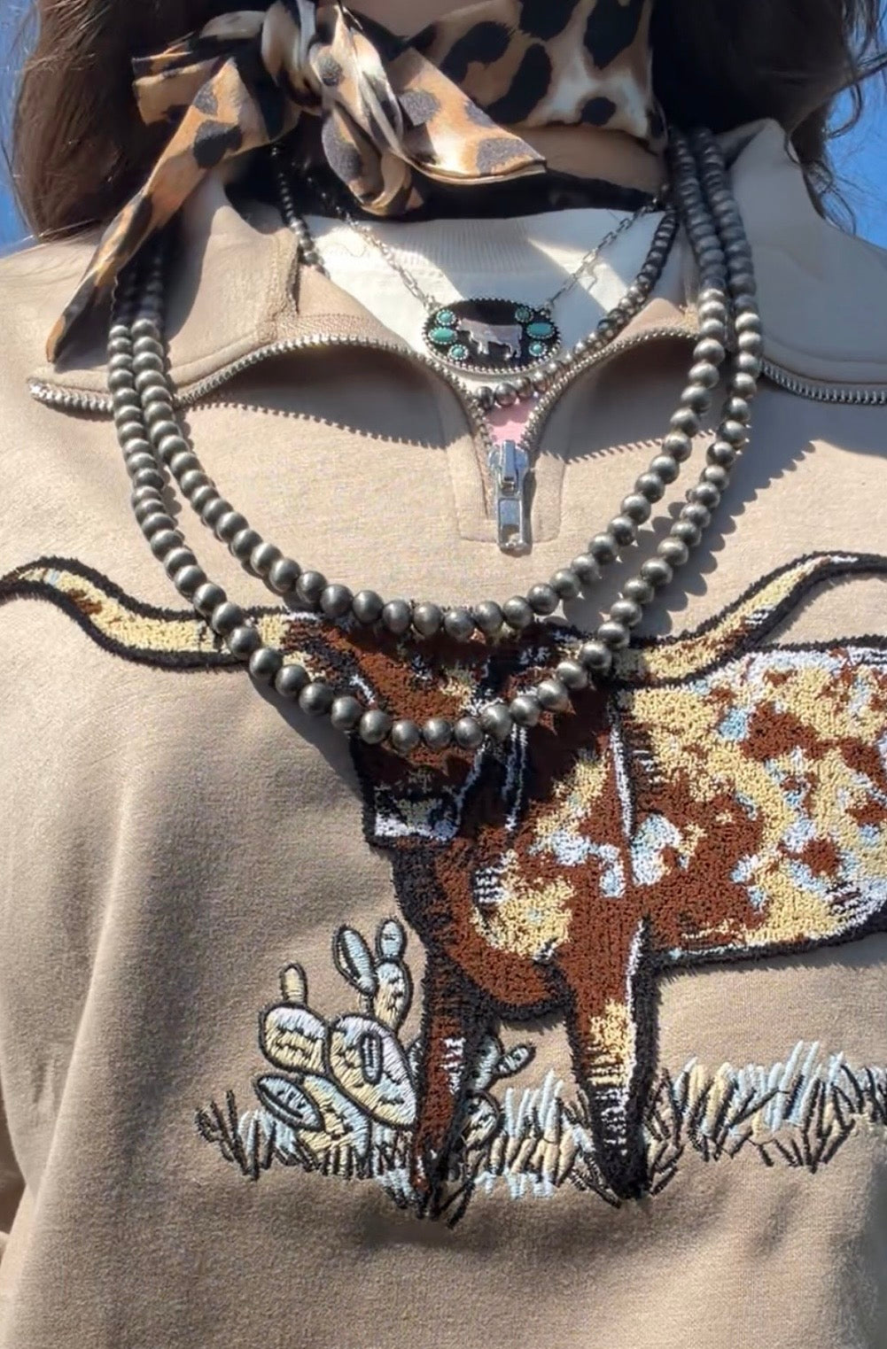 Buckaroo Pearl Necklace